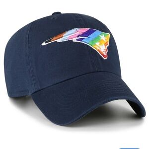 Men's '47 Navy New England Patriots Pride Clean Up Adjustable Hat